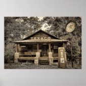 Alte Gasstation Poster (Vorne)