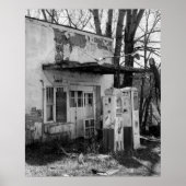 Alte Gasstation Poster (Vorne)