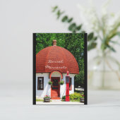 Alte Gasstation Postkarte (Stehend Vorderseite)