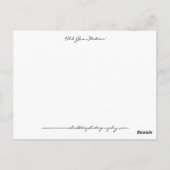 Alte Gasstation Postkarte (Rückseite)