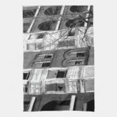 Alte Gebäude B/W Handtuch (Vertikal)