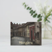 Alte Gebäude in Sopron Ungarn Postkarte (Stehend Vorderseite)
