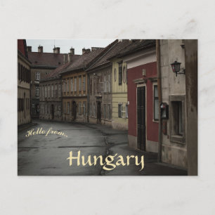 Alte Gebäude in Sopron Ungarn Postkarte