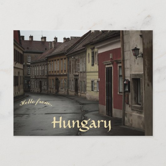 Alte Gebäude in Sopron Ungarn Postkarte (Vorderseite)