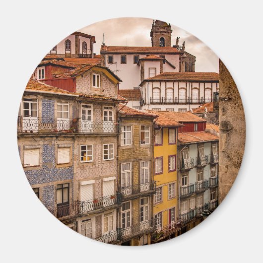 Alte Gebäude Porto, Portugal Magnet (Vorne)