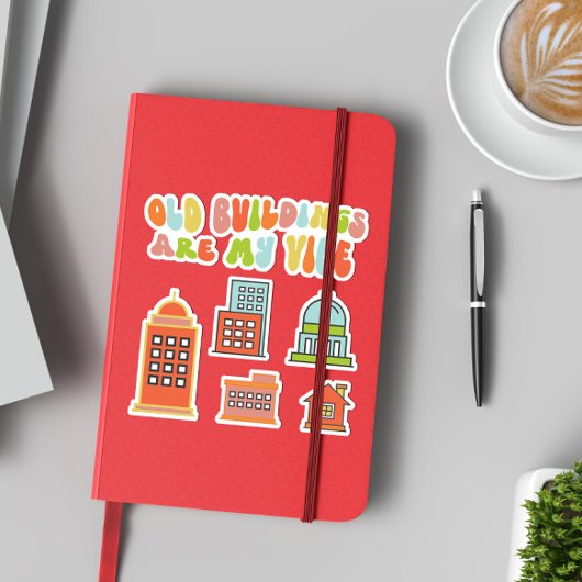 Alte Gebäude sind meine Vibe, historische Bewahrun Aufkleber