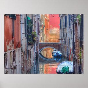 Alte Gebäude von Venedig Italien Poster