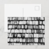 Alte gebrauchte Holzpappwand Postkarte (Vorne/Hinten)