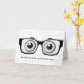 Alte Geburtstagsaugen und -tröpfchen Karte (Gelbe Blume)