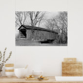 Alte gedeckte Brücke Poster (Küche)