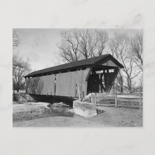 Alte gedeckte Brücke Postkarte (Vorderseite)