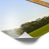 Alte gedrehte Cross Foto Print (Ecke)