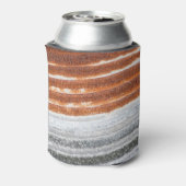 Alte gedrehte Zinkoberflächen-Textur Dosenkühler (Kanne Rückseite)