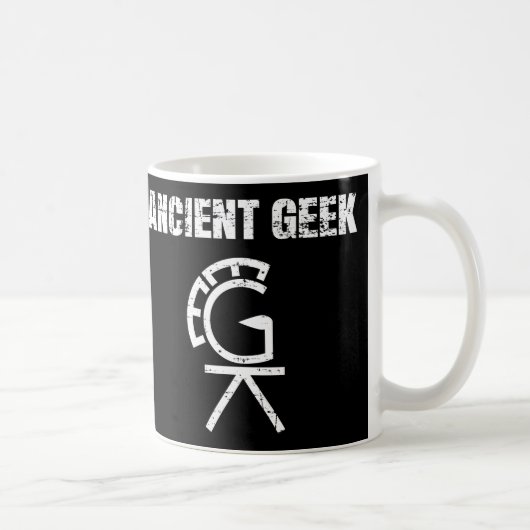 Alte Geek-Puzzlespiel-Tasse Kaffeetasse (Rechts)