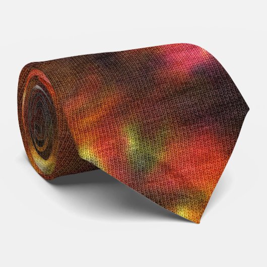 Alte gefärbte Krawatte (Gerollt)