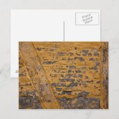Alte gelbe Mauer Postkarte (Vorne/Hinten)