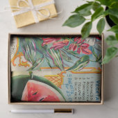 Alte Gemüse- Obst- Blumensaatgutwerbung Seidenpapier (Geschenk)
