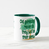 Alte Genealogists die nie Tasse (VorderseiteRechts)