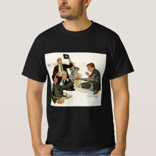 Alte Geschäftswelt, Treffen von Fluglinien-Executi T-Shirt