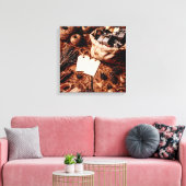 Alte Geschenktüte Leinwanddruck (Insitu (Wohnzimmer))