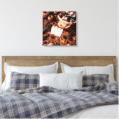 Alte Geschenktüte Leinwanddruck (Insitu (Schlafzimmer))
