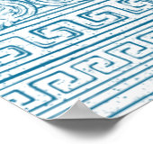 Alte Geschichte Brauch Geburtstagsparty Blue Toga Poster (Ecke)
