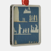 Alte Geschichten Silbernes Ornament (Rechts)