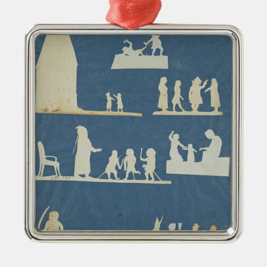 Alte Geschichten Silbernes Ornament (Vorne)