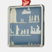 Alte Geschichten Silbernes Ornament (Links)