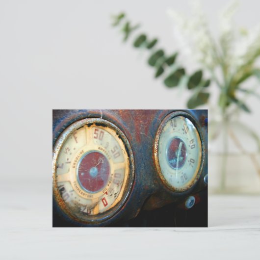 Alte Geschwindigkeit Postkarte (Stehend Vorderseite)