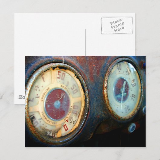 Alte Geschwindigkeit Postkarte (Vorne/Hinten)