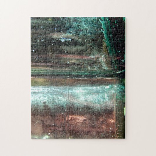 Alte Glass-Flaschen Puzzle (Vertikal)