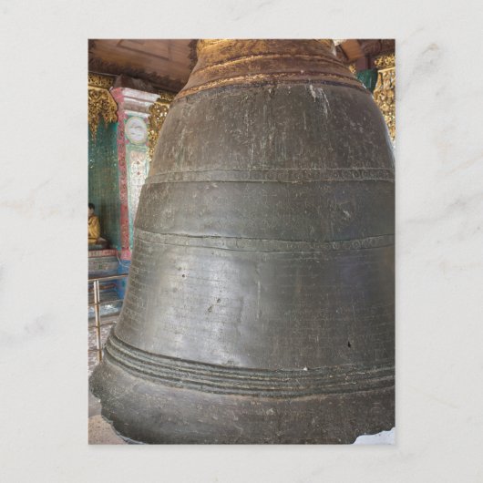 Alte Glocke im Tempel Postkarte (Vorderseite)