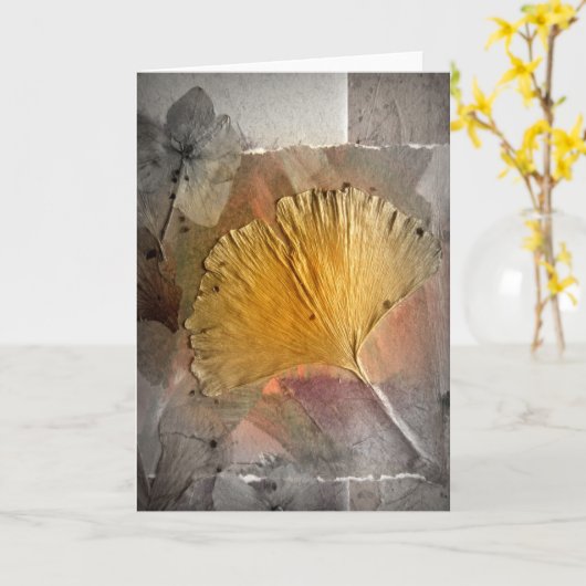 Alte Golde Karte (Gelbe Blume)