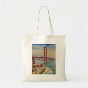 Alte Golden Gate Bridge, San Francisco Tragetasche