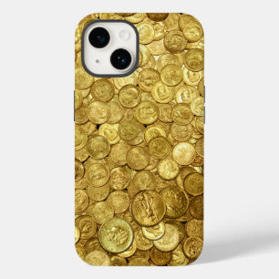 Alte Goldmünzersammlung Case-Mate iPhone 14 Hülle