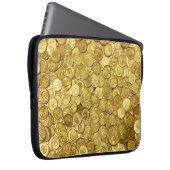 Alte Goldmünzersammlung Laptopschutzhülle (Vorne Rechts)