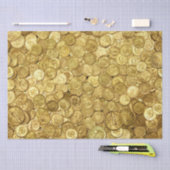 Alte Goldmünzersammlung Seidenpapier (Handwerk)