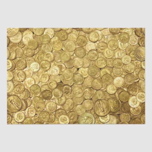 Alte Goldmünzersammlung Seidenpapier (Vorderseite)