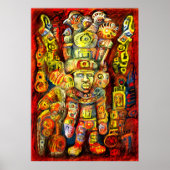 **Alte Götter IV** DIE EINZIGARTIGE DIGITALE KUNST Poster (Vorne)