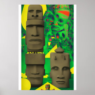 Alte Götter sind wieder neu - Ken Gage Art Poster