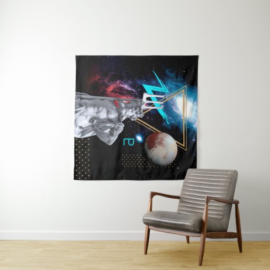 Alte Götter und Planeten: Pluto (gr. Hades) Wandteppich (Beispiel (Horizontal))