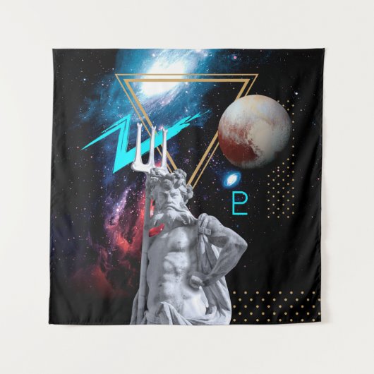 Alte Götter und Planeten: Pluto (gr. Hades) Wandteppich (Vorderseite)