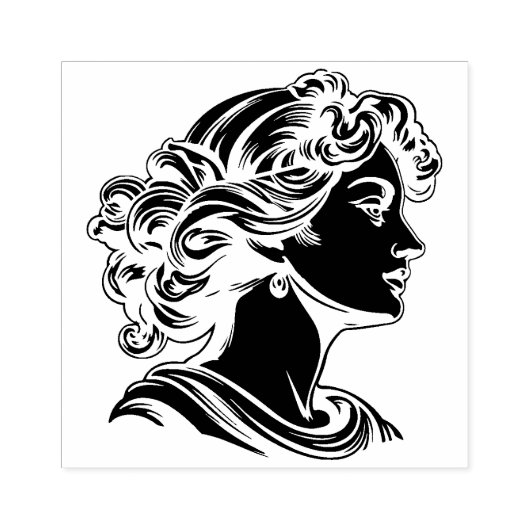 Alte Göttin Gummistempel (Prägung)