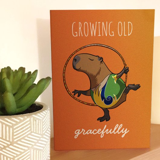 Alte Gracevoll Capybara Gymnast Cartoon