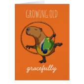 Alte Gracevoll Capybara Gymnast Cartoon (Vorne)