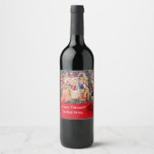 ALTE GRAPE VINEYARD HARVEST RED WAX SIEGEL MONOGRA WEINETIKETT (Vorderseite)