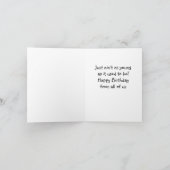 ALTE GRAY MARE IST NUR NICHT SO JUNGE GRUPPE KARTE (Innenseite)