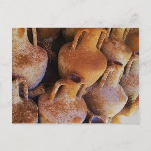 Alte griechische Amphoras Postkarte