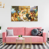 Alte griechische Götter und Göttinnen auf dem Parn Leinwanddruck (Insitu (Wohnzimmer))